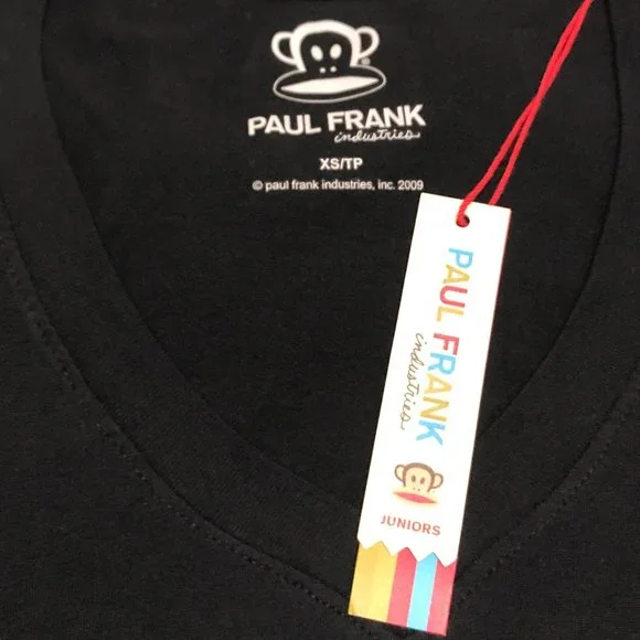 ✨HOST PICK✨ *BRAND NEW* Paul Frank V-Neck T-Shirt - Size XS - Picture 4 of 6